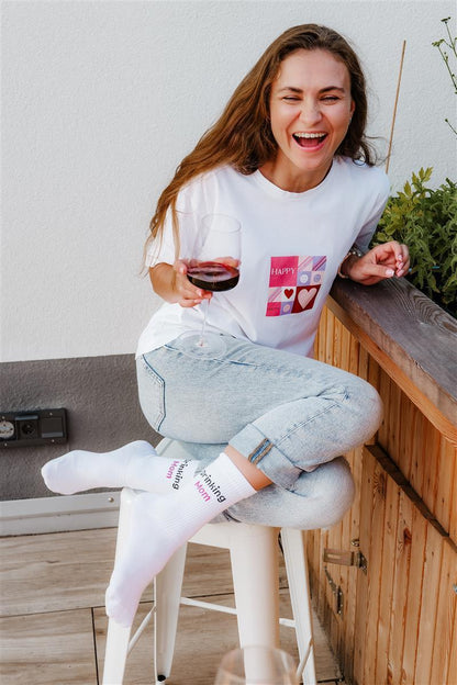 My Day My Dream Socken Drinking Mom, Ansicht 3