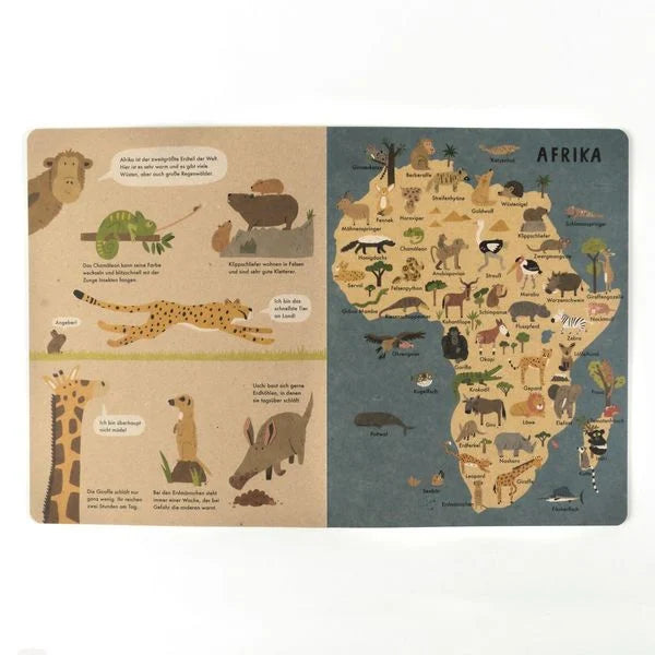 Einblick in das Buch Mein grosser Tieratlas von Katrin Wiehle