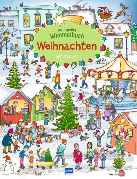 Buchcover Mein grosses Wimmelbuch Weihnachten von Gisa Borchers