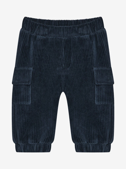 Minymo Cordvelourhose in Midnight Navy, Frontansicht