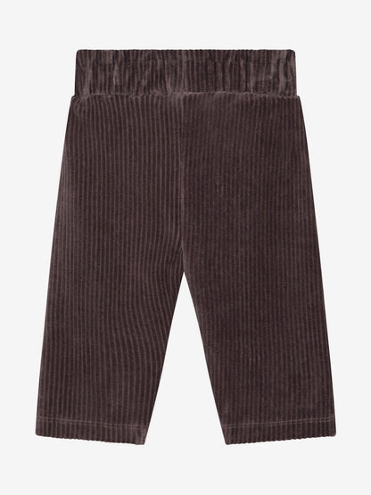 Minymo Cordhose Baby in Plum Truffle, Vorderansicht