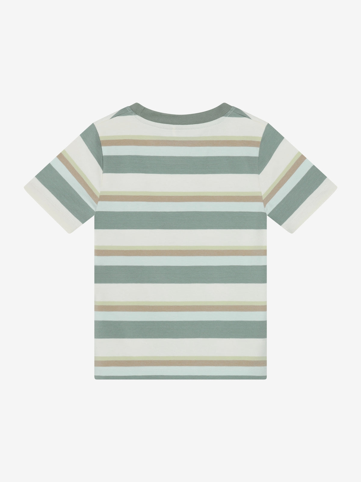 Kinder T Shirt mit grünen Streifen von Minymo Kinderkleider im Bärechind Winterthur Zürich Schweiz