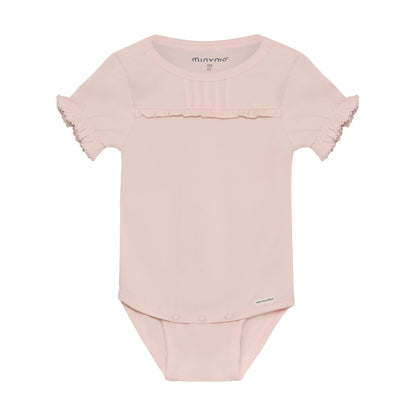 Minymo Kurzarm Body aus Bio-Baumwolle in Rose für Babys im Bärechind Winterthur, Zürich, Schweiz