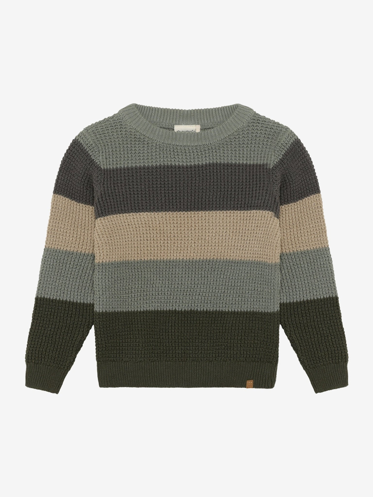 Minymo Strickpullover Beetle Vorderansicht gestreift