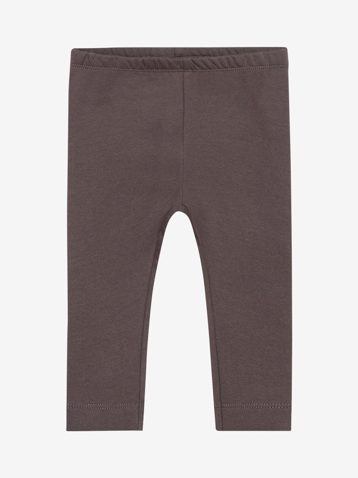Minymo Sweat Leggings Baby in Plum Truffle, Vorderansicht