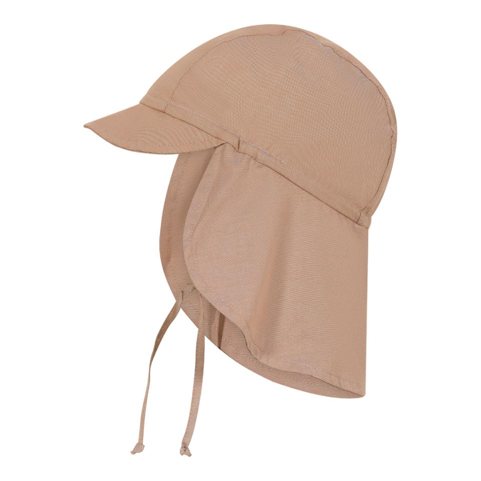 MP Denmark Matti Sommerhut für Kinder in Stone Blue mit UV-Schutz 50+ und Nackenschutz, ideal für sonnige Tage und Outdoor-Aktivitäten.
