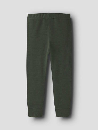 Merino Thermoleggings mit elastischem Bund, Rückansicht