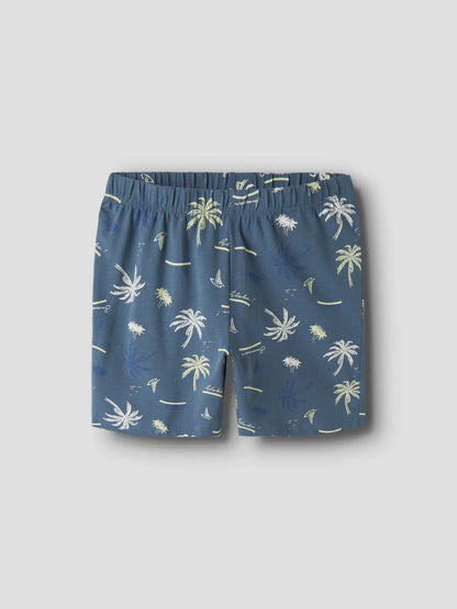 Gemusterte Pyjama-Shorts mit Palmen für Kinder, Bärechind Winterthur Zürich Schweiz