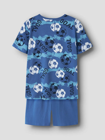 Pyjama T-Shirt für Kinder mit Fussball-Alloverprint von Name It, Bärechind Winterthur Zürich Schweiz