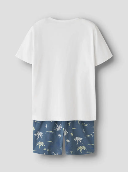 Pyjama T-Shirt für Kinder mit Sunshine- und Strandmotiv von Name It, Bärechind Winterthur Zürich Schweiz