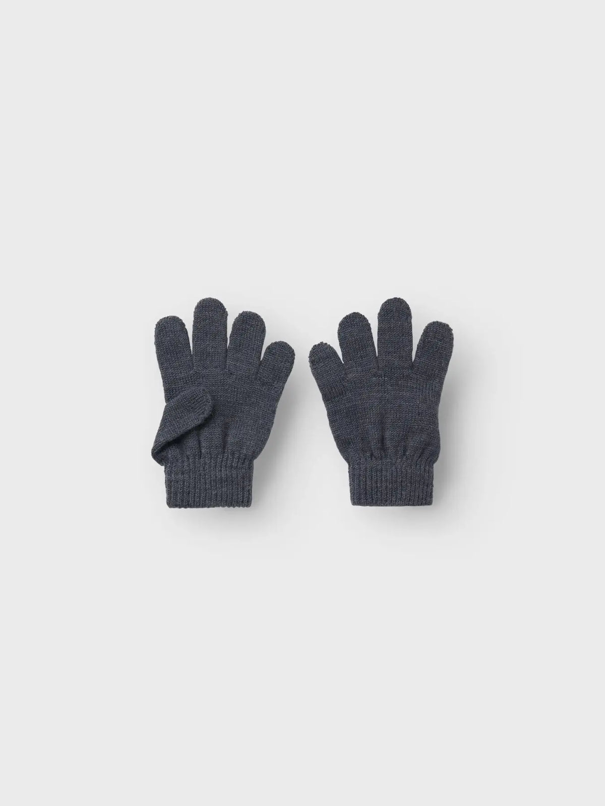 Name it Merino Fingerhandschuhe Kleinkind in Blue, Vorderansicht