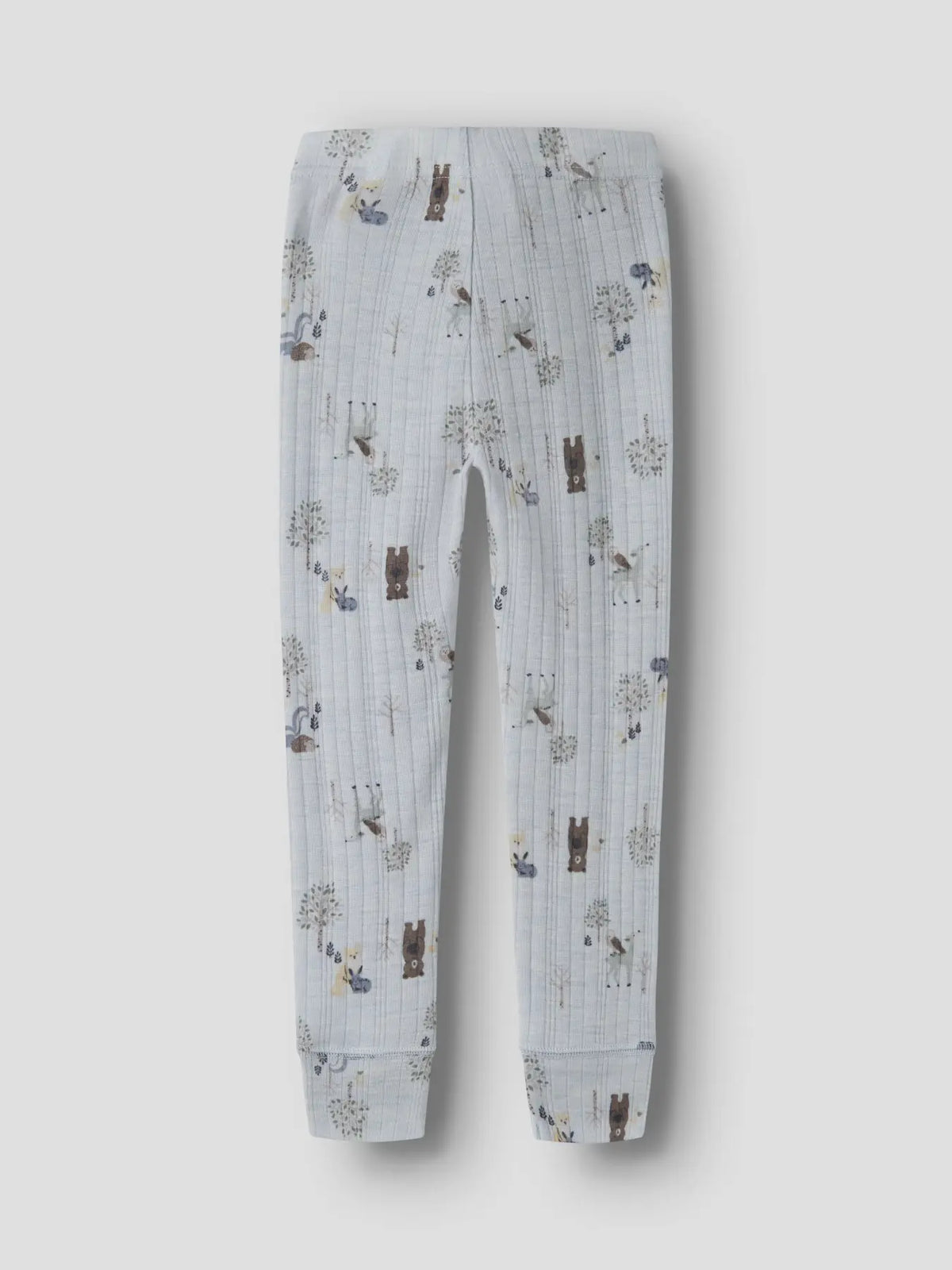 Lange Legging aus 100% Merinowolle im Needle-Strick, ideal zum Schichten