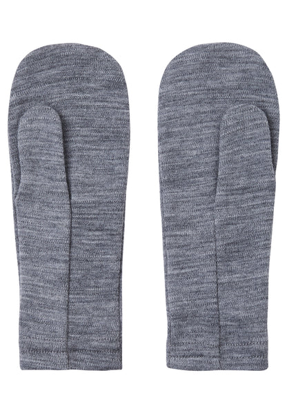 Rückseite Reima Eino Strickfäustlinge Melange Grey