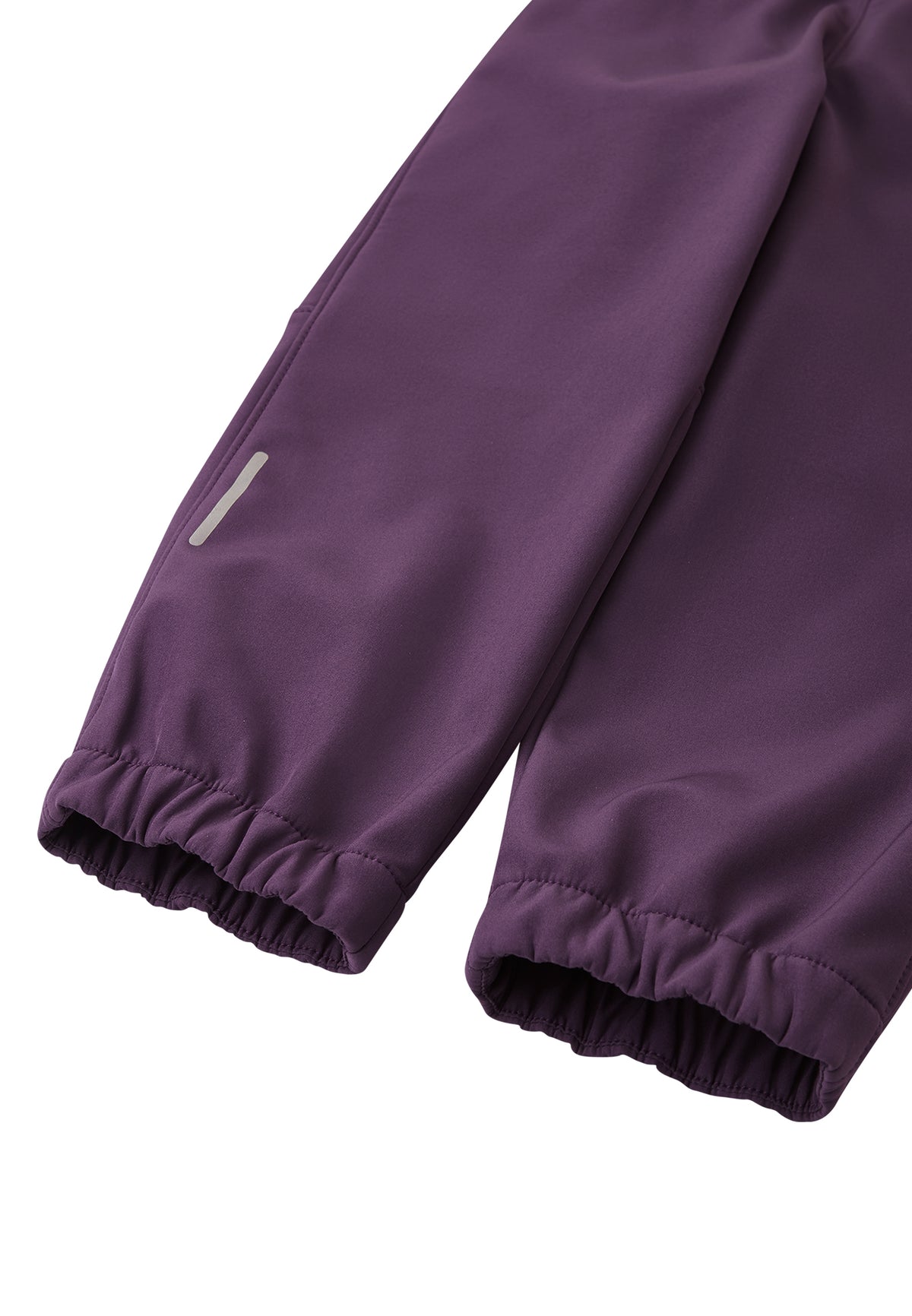 Detail elastischer Bund Reima Softshell-Hose Oikotie Deep Purple