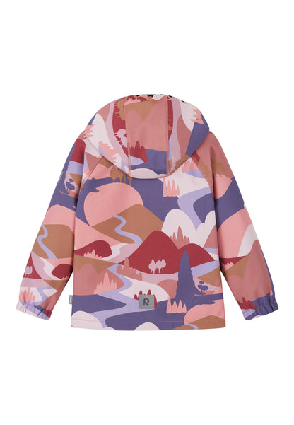 Reima Softshelljacke Vantti Rose Blush Rückansicht für Kinder in Zürich Schweiz