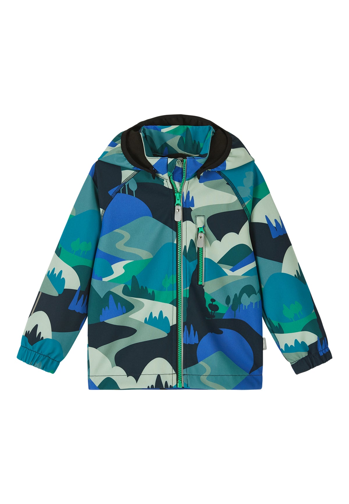 Reima Softshelljacke Vantti Sparkly Blue für Kinder im Bärechind Winterthur Schweiz