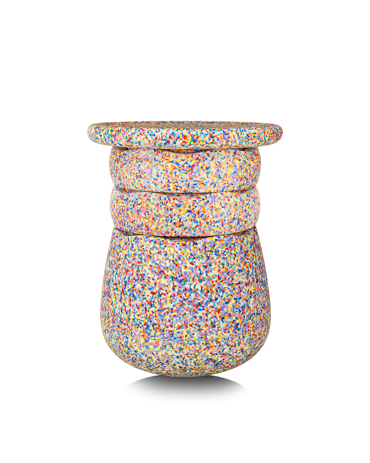 Stapelstein Balance Set super confetti mit zwei Stapelsteinen und Balance Board Bewegungsspielzeug Kinder Winterthur Schweiz