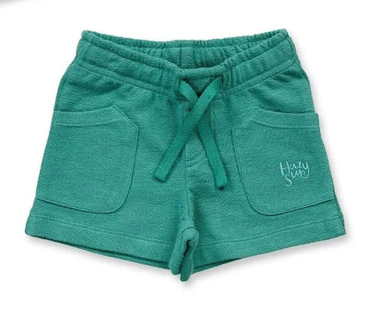Terry Shorts aus 100% Baumwolle in mint von Sense Organics, erhältlich im Bärechind in Winterthur, Zürich, Schweiz.