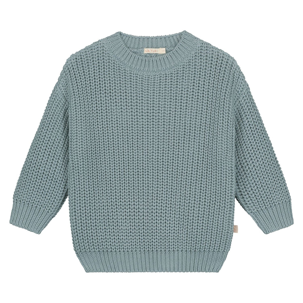 Chunky Knitted Sweater, ocean