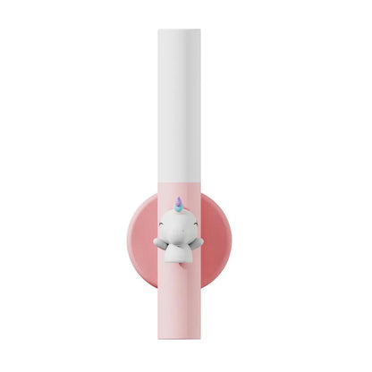 „Zoo Buddy Light in Rosa – Frontansicht der kindgerechten LED-Nachtlampe mit süssem Tiermotiv“